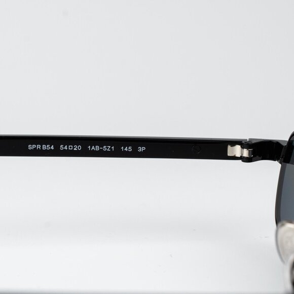 Prada Women Sunglasses Black Polarized Rectangle PRB54S 1AB5Z1 NEW AUTHENTIC - Picture 9 of 12